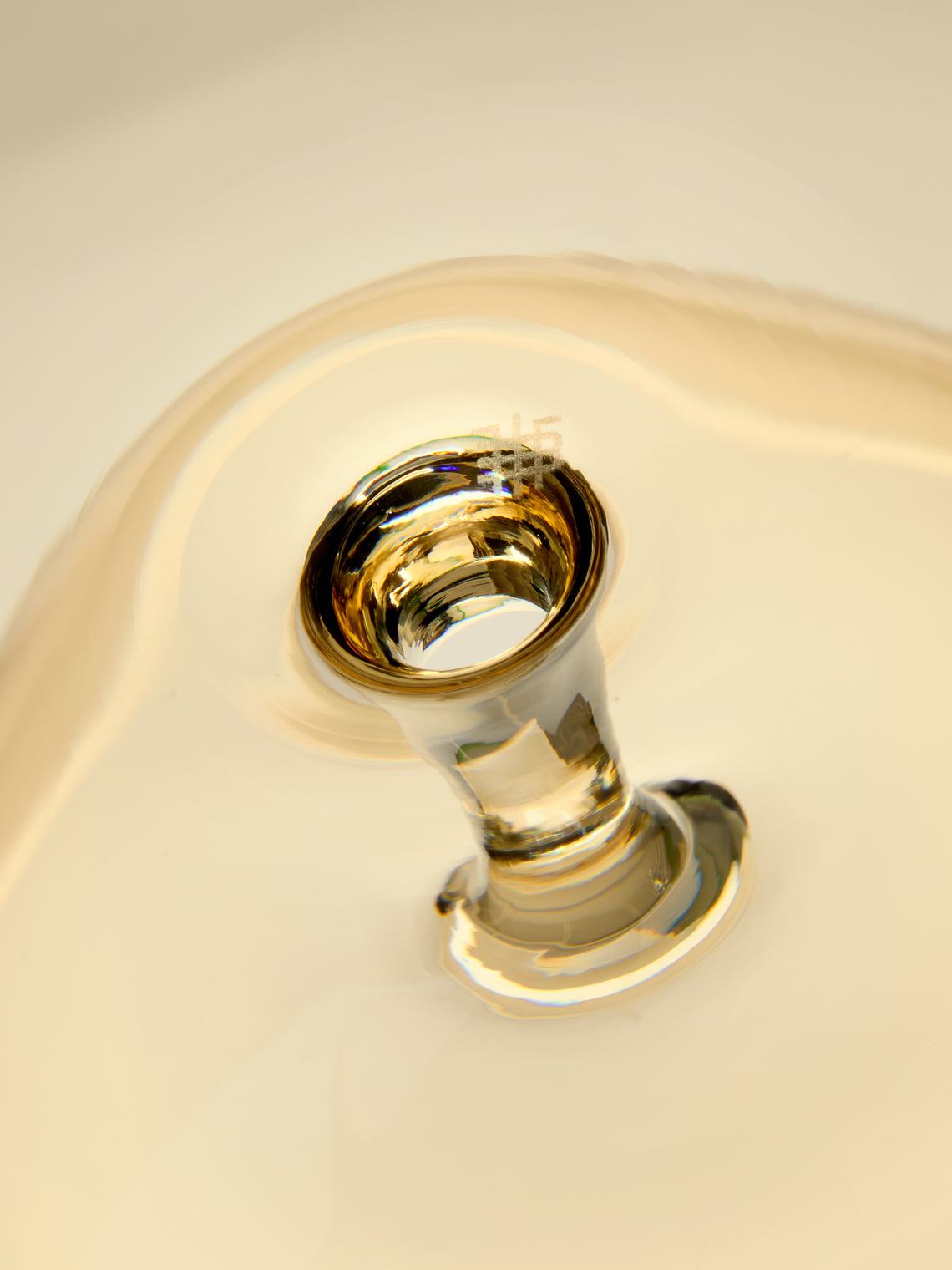 Lobmeyr - Patrician Hand-Blown Crystal Finger Bowl - Gold - ABASK