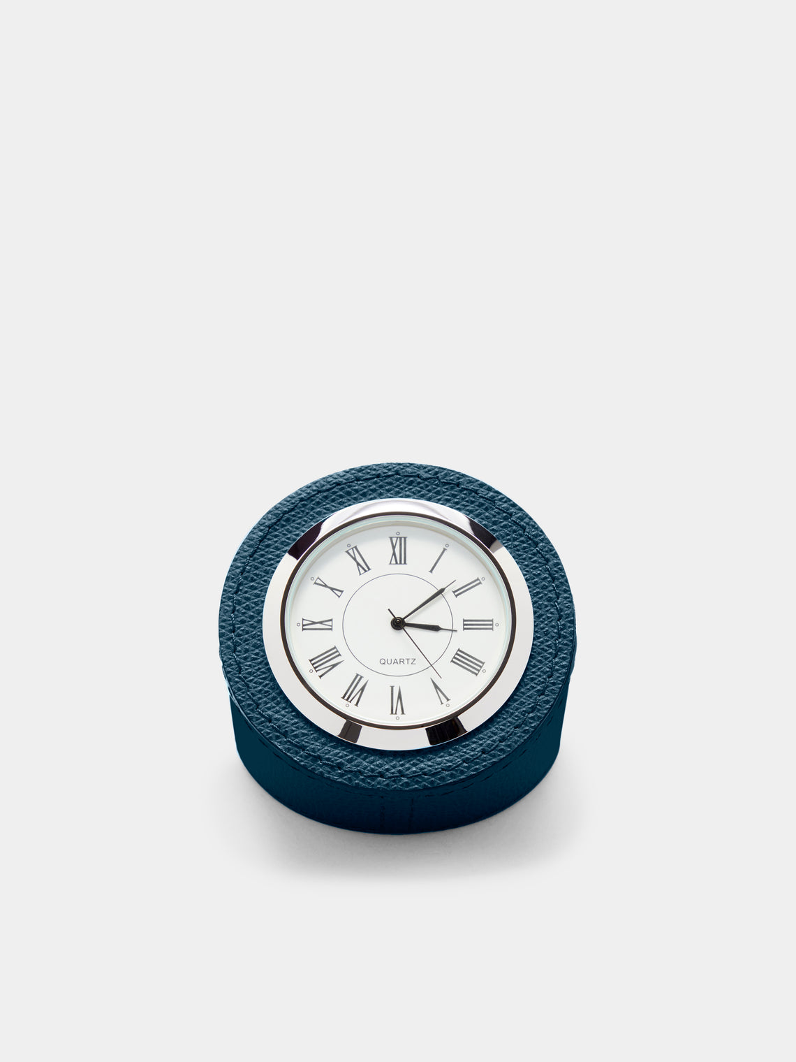 Giobagnara - Leather Desk Clock - Blue - ABASK - 