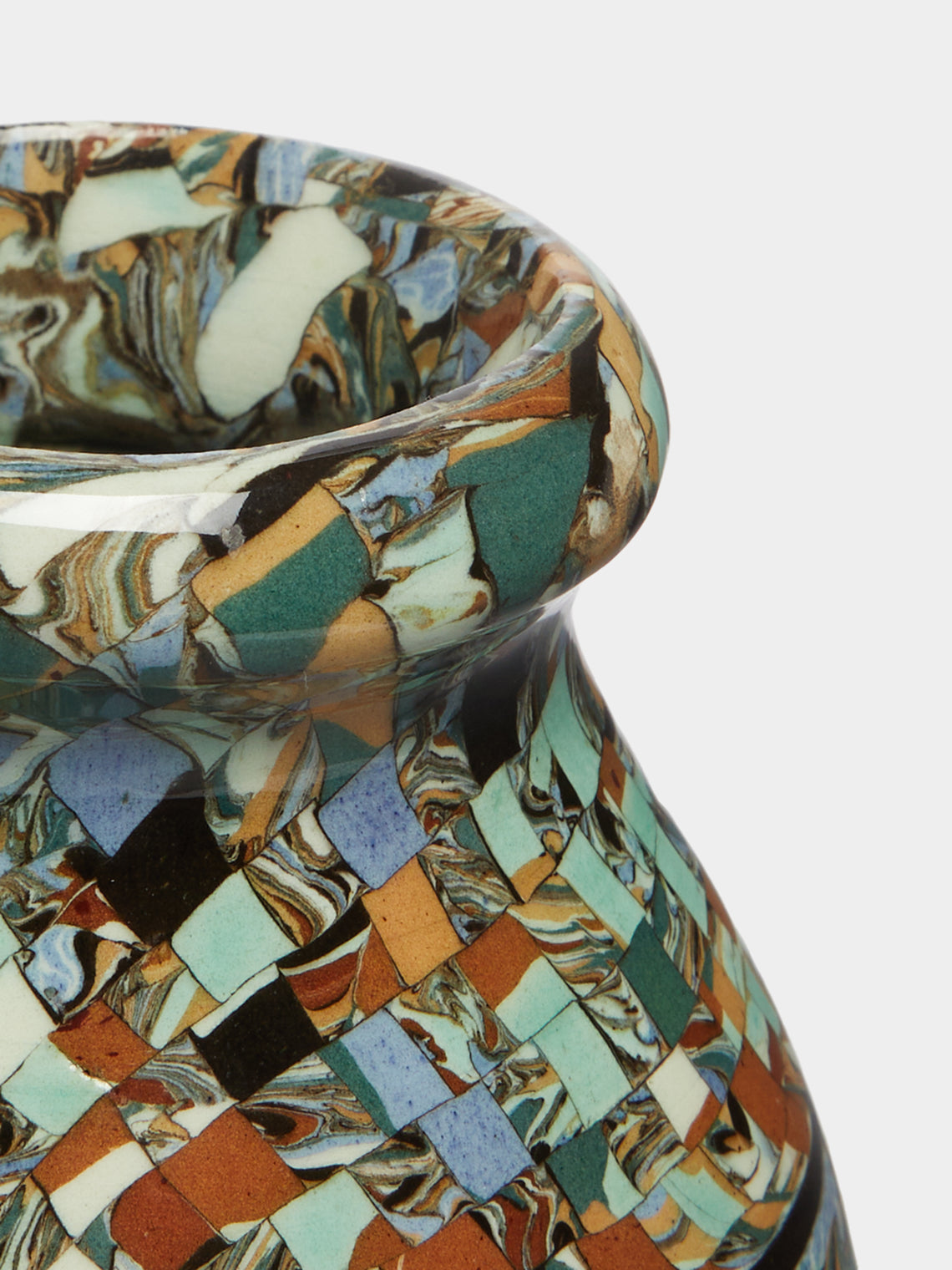 Antique and Vintage - 1950s Jean Gerbino Vallauris Ceramic Vase -  - ABASK