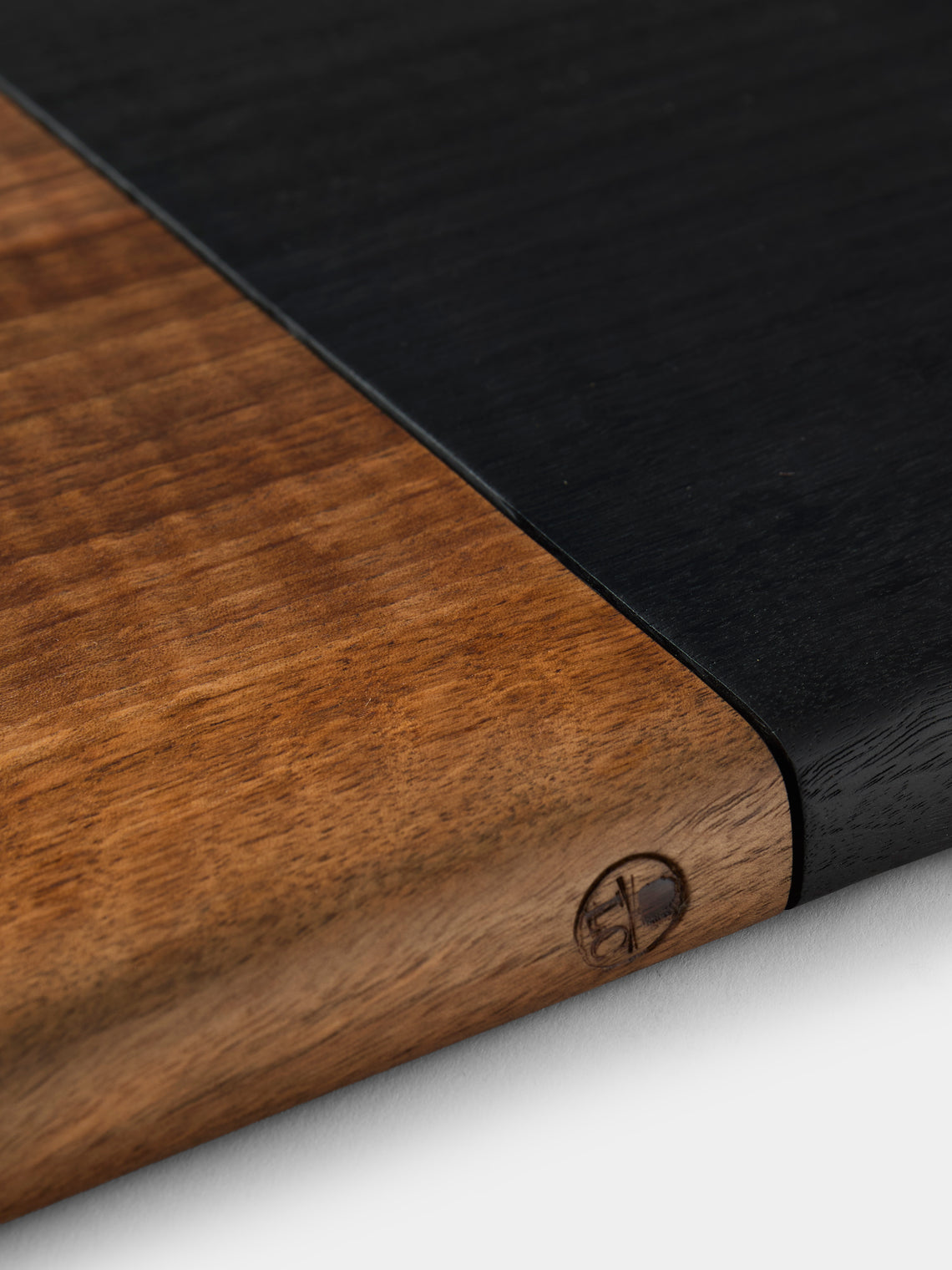 Lucas Castex - Hand-Carved Oak Serving Board - Dark Brown - ABASK