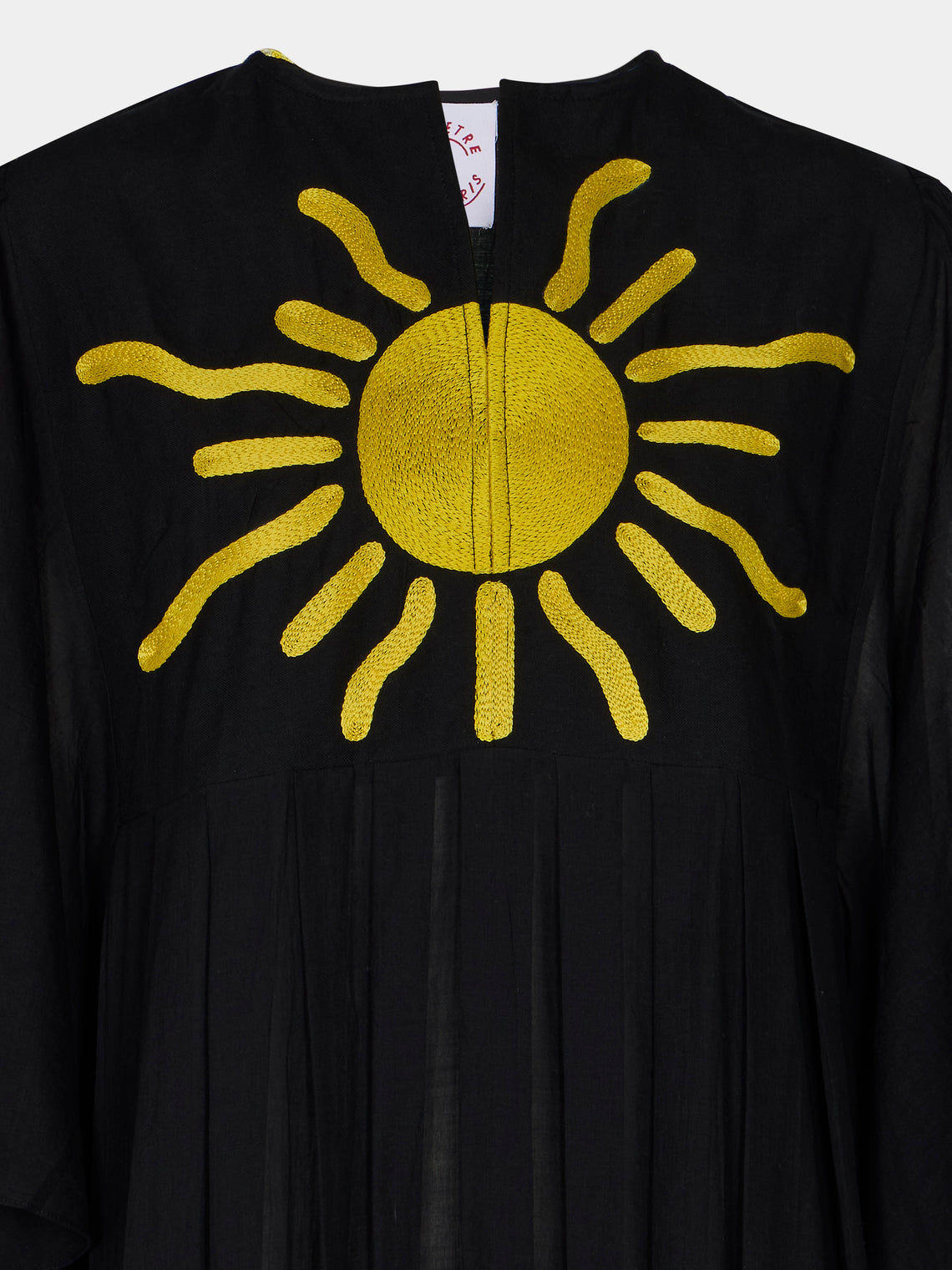 Kilometre Paris - Sun Embroidered Cotton Dress | One Size -  - ABASK