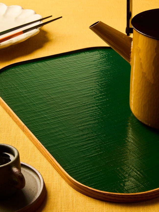 Huh Myoung Wook - Ottchil Ash Tray (16.5in/42.5cm) - Green - ABASK