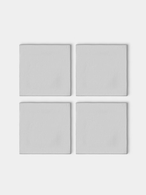 Borgo delle Tovaglie - Filo Linen Extra Large Napkins (Set of 4) - Gray - ABASK - 