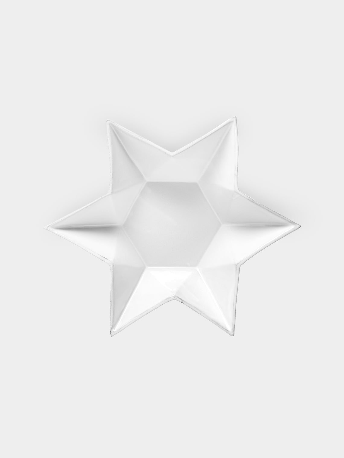 Astier de Villatte - Etoile Hand-Glazed Ceramic Soup Plate (Set of 2) - White - ABASK