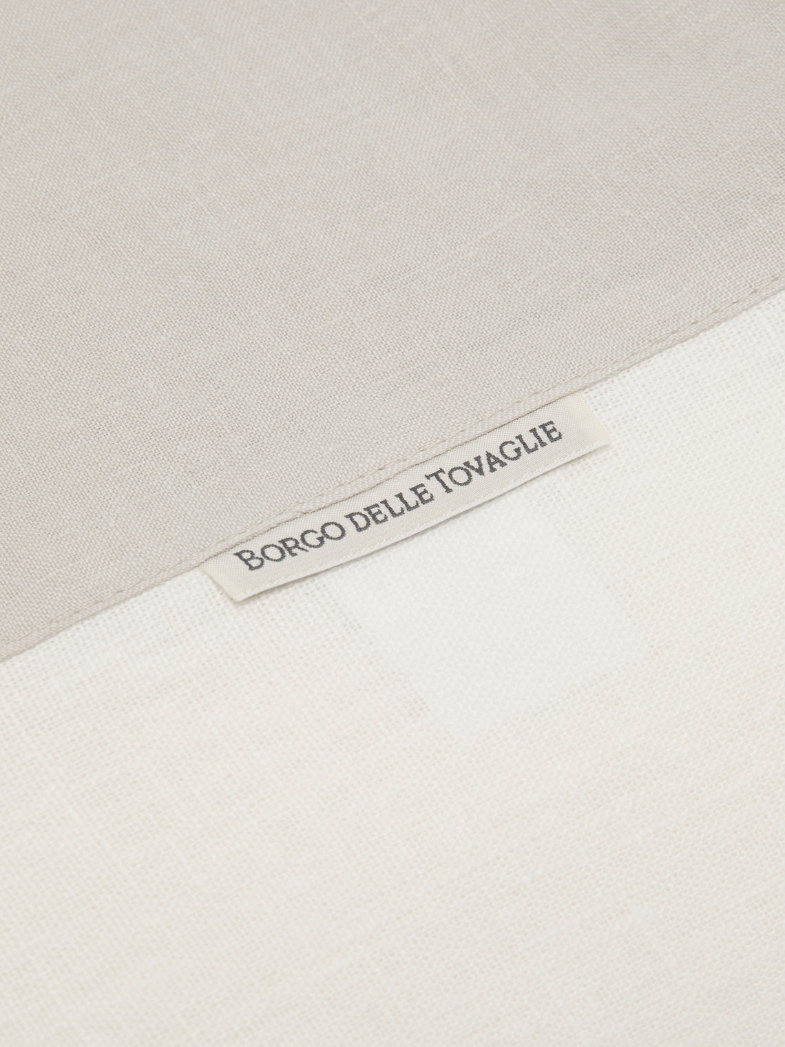 Borgo delle Tovaglie - Bauhaus Linen Square Tablecloth - Natural - ABASK