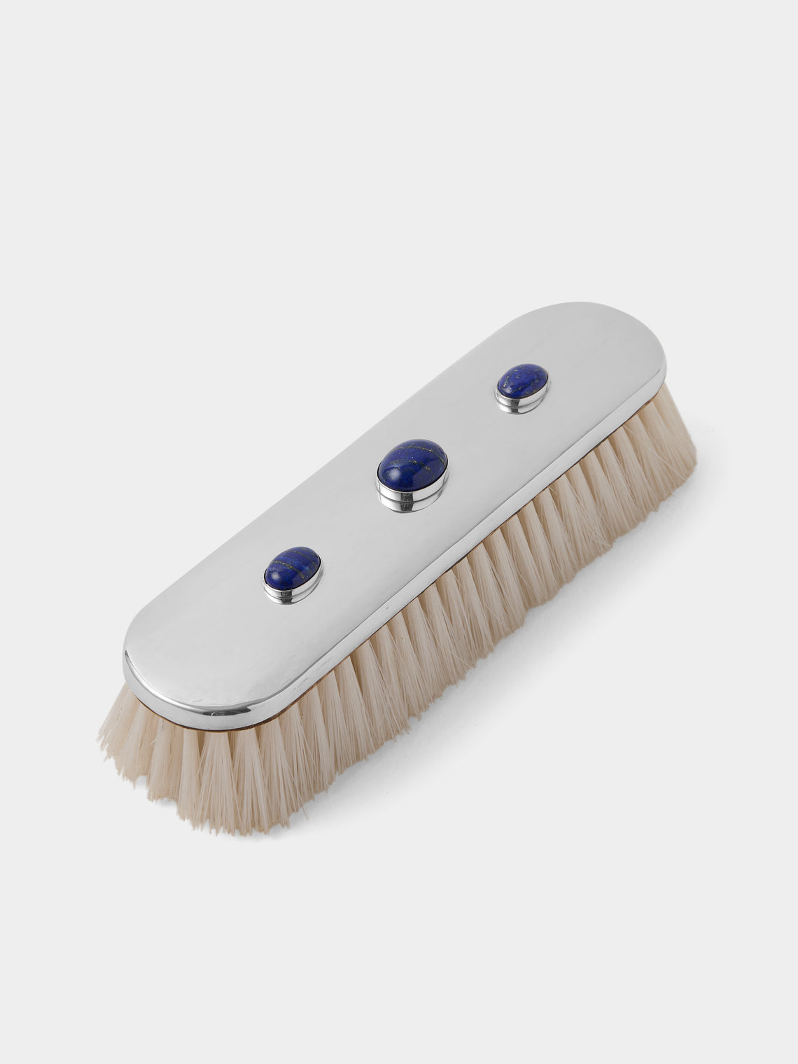 Tavares 1922 - Silver and Lapis Lazuli Suit Brush - Silver - ABASK