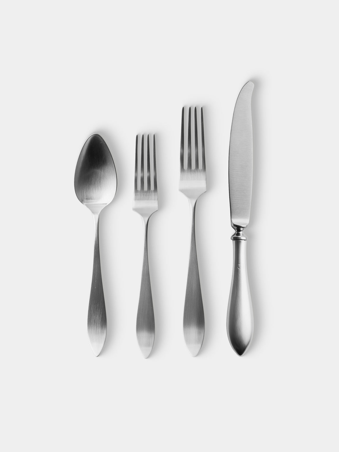 Pampaloni - Due Sicilie Silver-Plated Dessert Cutlery (Set of 4 Pieces) - Silver - ABASK - 