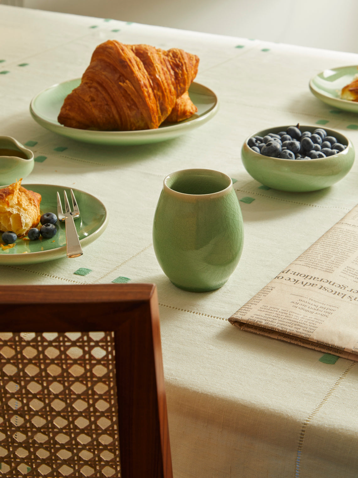 Jinho Choi - Celadon Cups (Set of 4) -  - ABASK