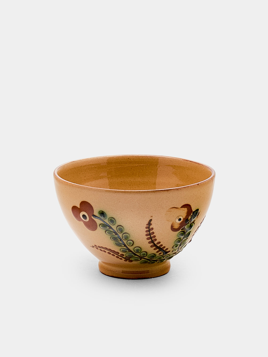 Poterie d’Évires - Flowers Hand-Painted Ceramic Petit Bowls (Set of 6) - Cream - ABASK