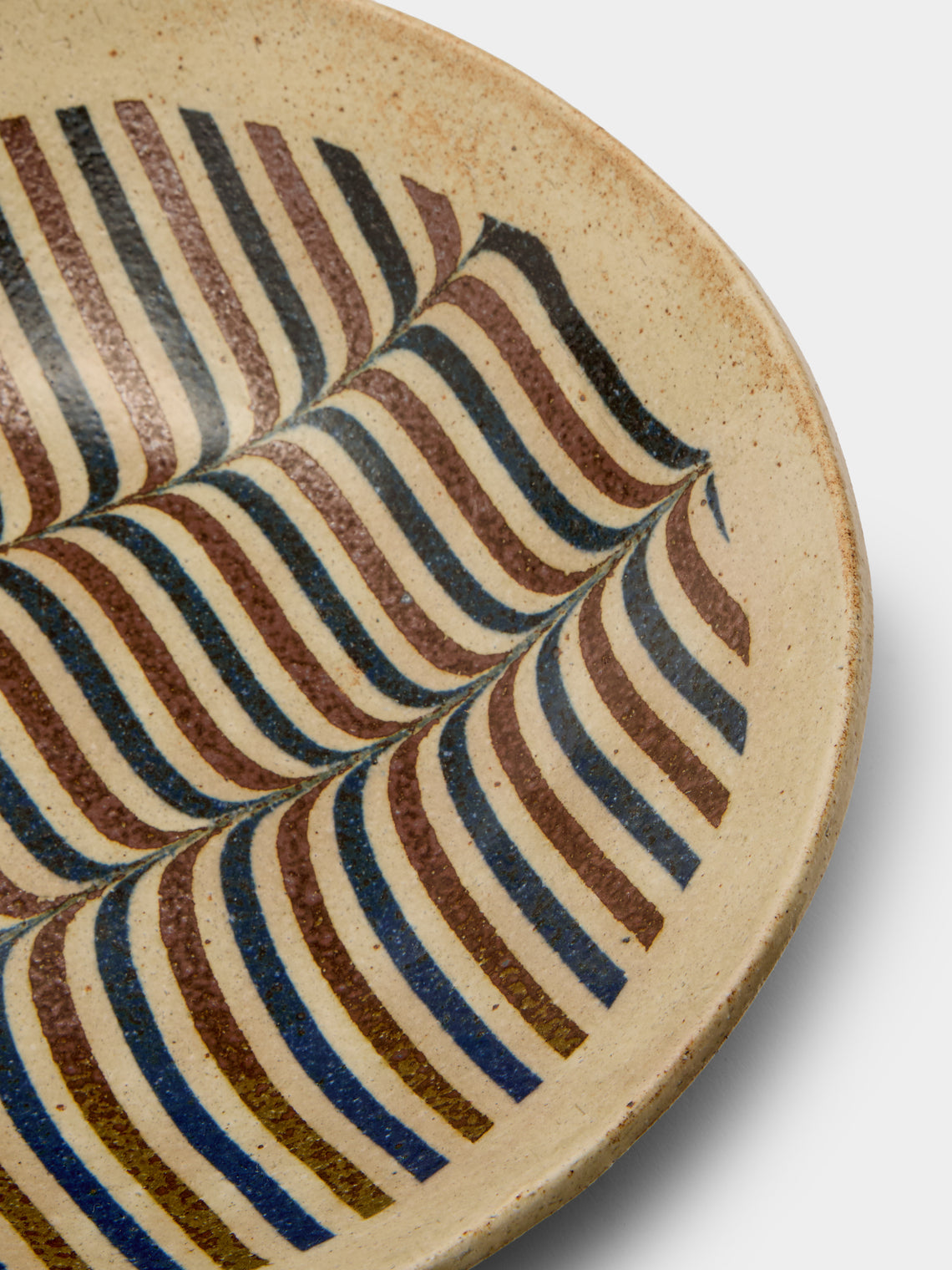 Makidani-gama - No. 1 Nerikomi Ceramic Plates – 10in/25cm (Set of 5) - Multiple - ABASK