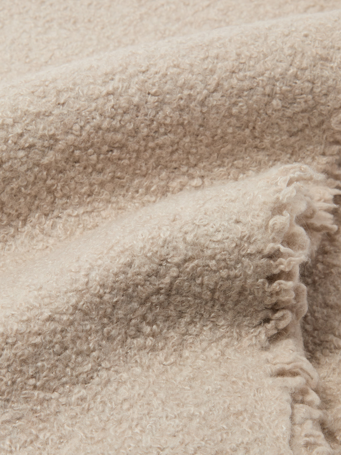 Alonpi - Regi Cashmere and Silk Blanket (82.5in/2.1m) - Beige - ABASK