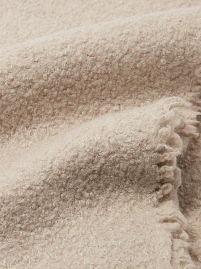 Alonpi - Regi Cashmere and Silk Blanket (82.5in/2.1m) - Beige - ABASK