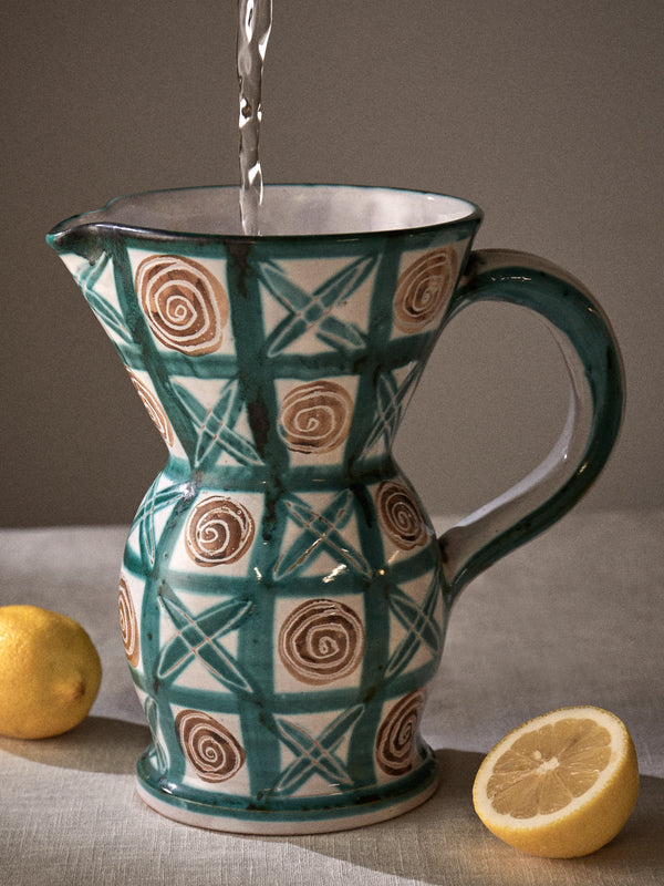 Antique and Vintage - Mid-Century Robert Picault Large Jug - Green - ABASK