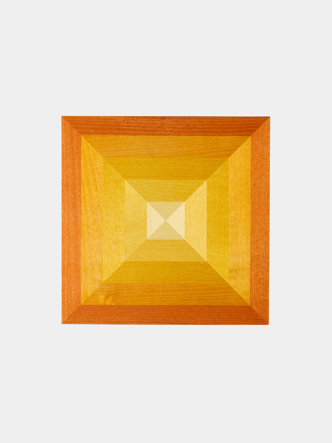 Kevin Stamper - Albers Wood Desk Box - Yellow - ABASK