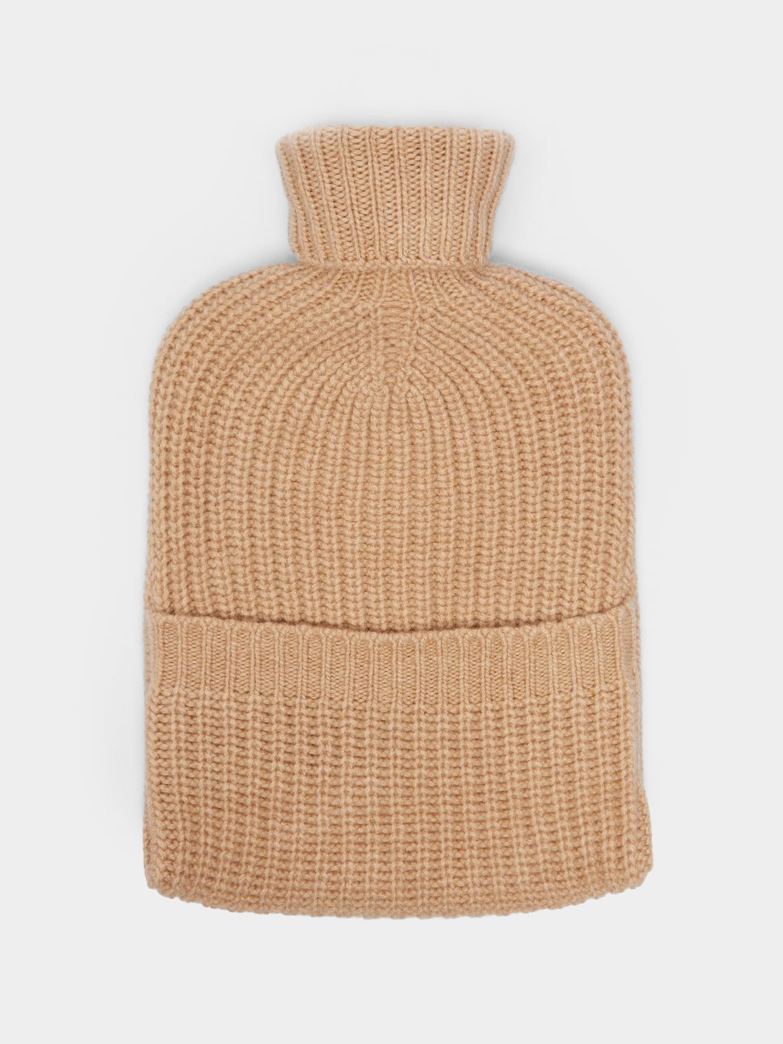 Ribbed Cashmere Hot Water Bottle