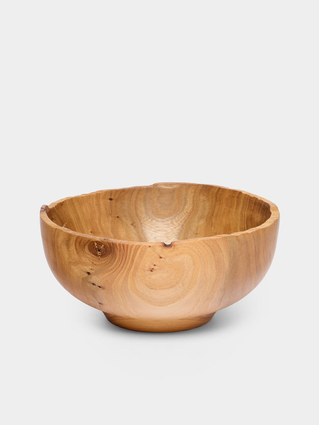 Thursday Furniture - Hand-Turned Elm Bowl - Natural - ABASK - 