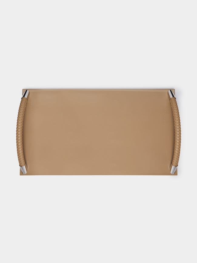 Riviere - Woven Leather Tray -  - ABASK - 