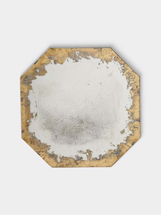 Borgo delle Tovaglie - Octo Mirrored Glass Placemats (Set of 6) - Silver - ABASK - 