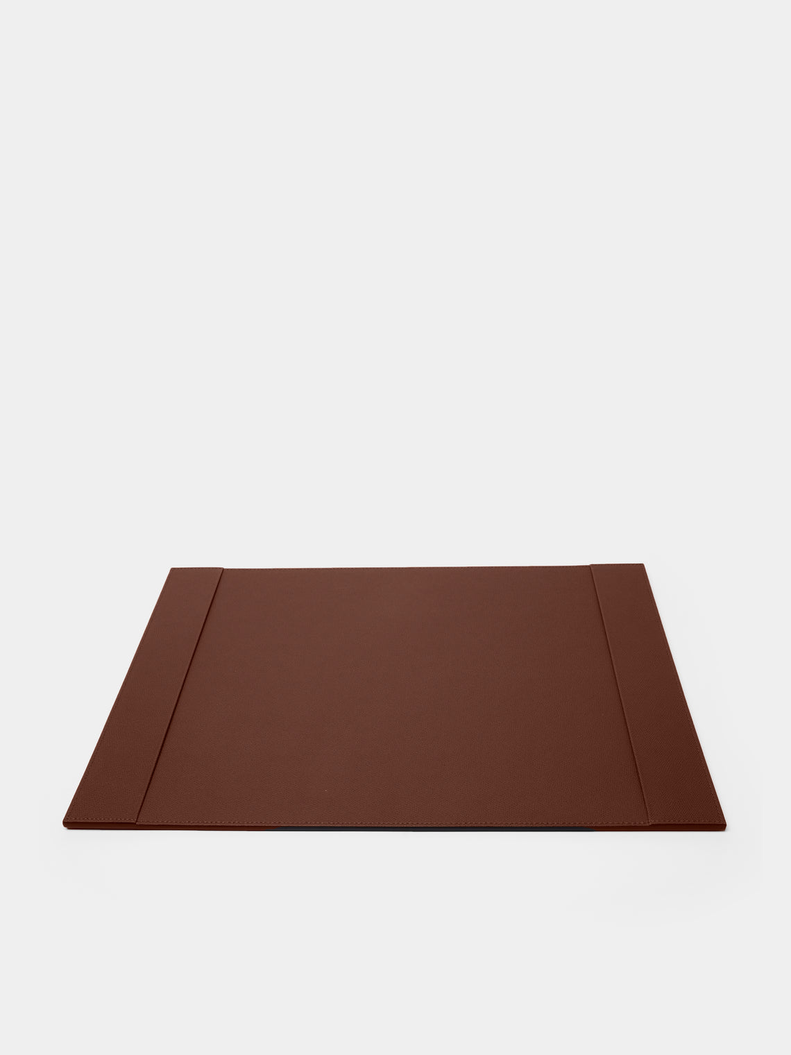 Giobagnara - Douglas Leather Desk Blotter - Brown - ABASK