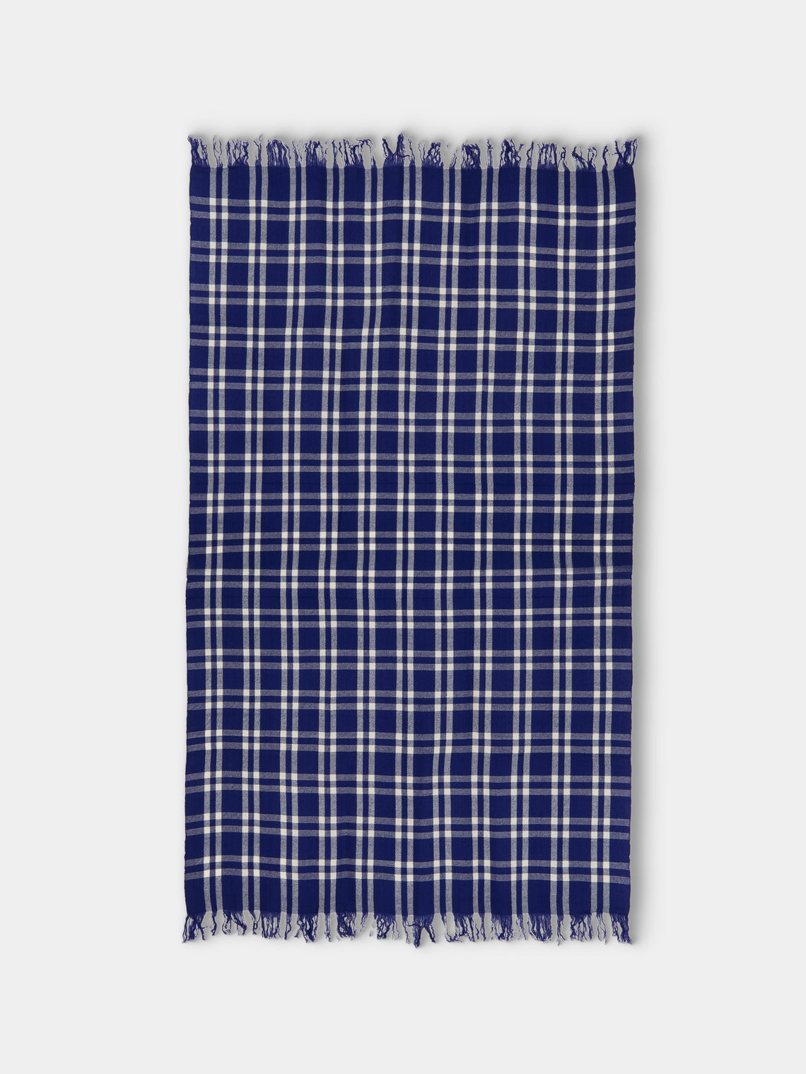 Denis Colomb - Nara Himalayan Cashmere Blanket (79in/2m) - Blue - ABASK - 