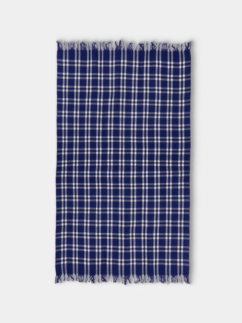 Denis Colomb - Nara Himalayan Cashmere Blanket (79in/2m) - Blue - ABASK - 