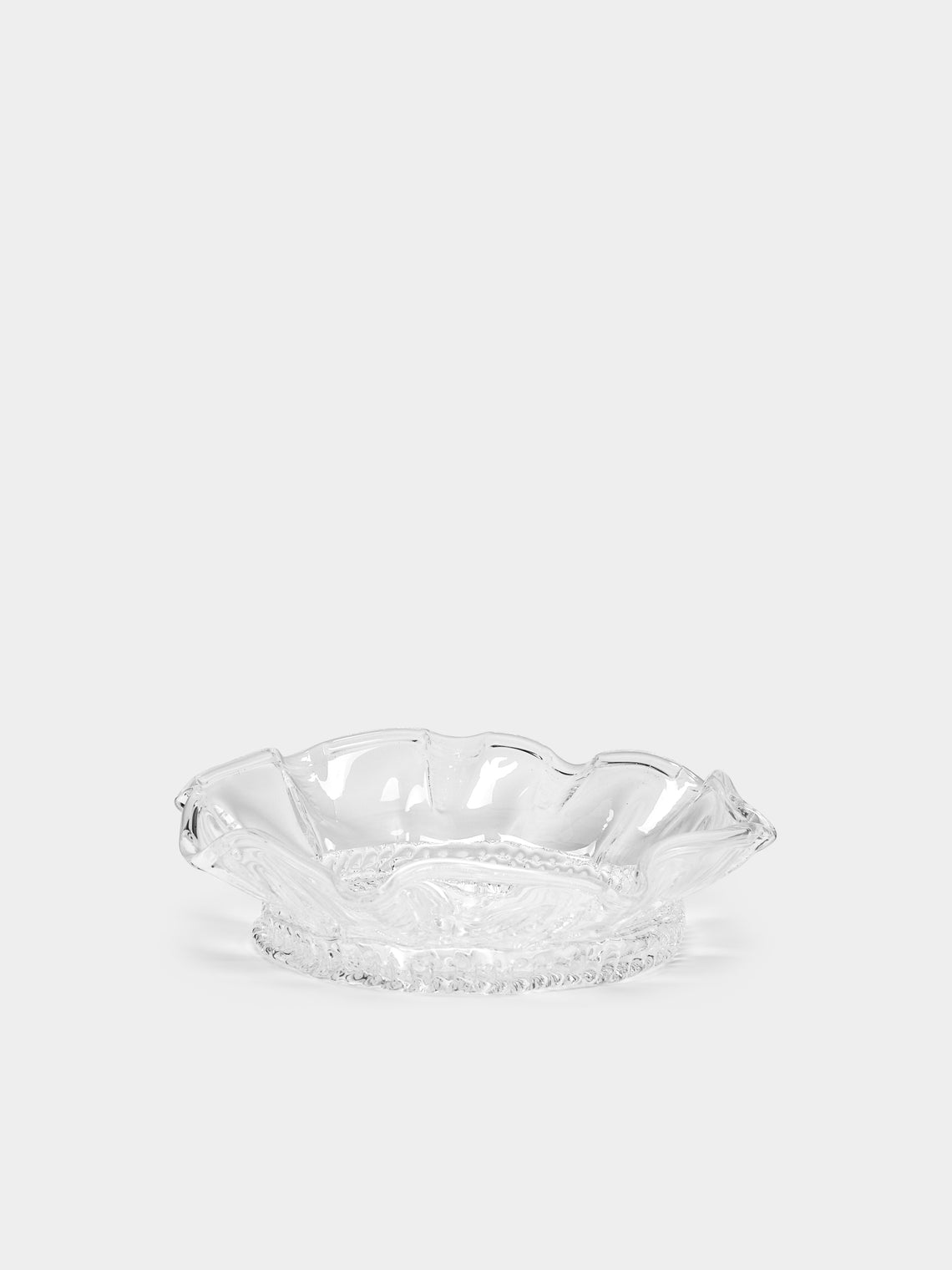Alexander Kirkeby - Hand-Blown Crystal Dessert Bowls (Set of 2) - Clear - ABASK- 