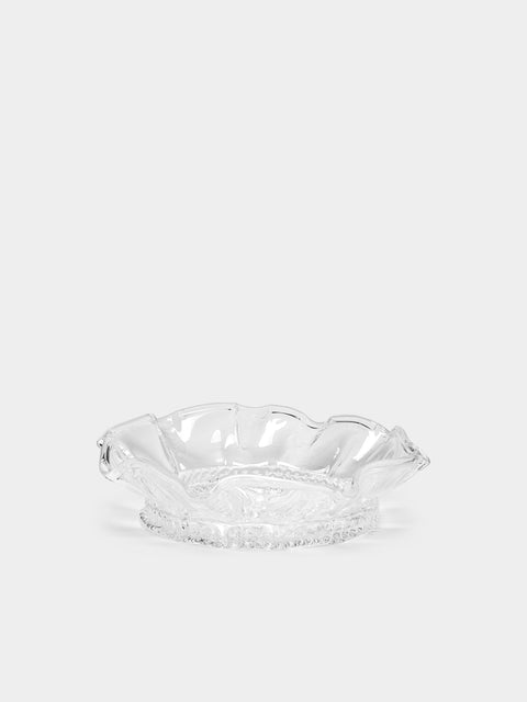 Alexander Kirkeby - Hand-Blown Crystal Dessert Bowls (Set of 2) - Clear - ABASK- 