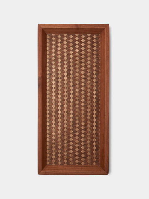 Mori Kougei - Ebony Tray (10in/25cm) - Brown - ABASK - 