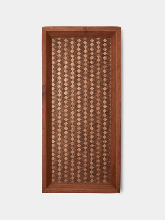 Mori Kougei - Ebony Tray (10in/25cm) - Brown - ABASK - 