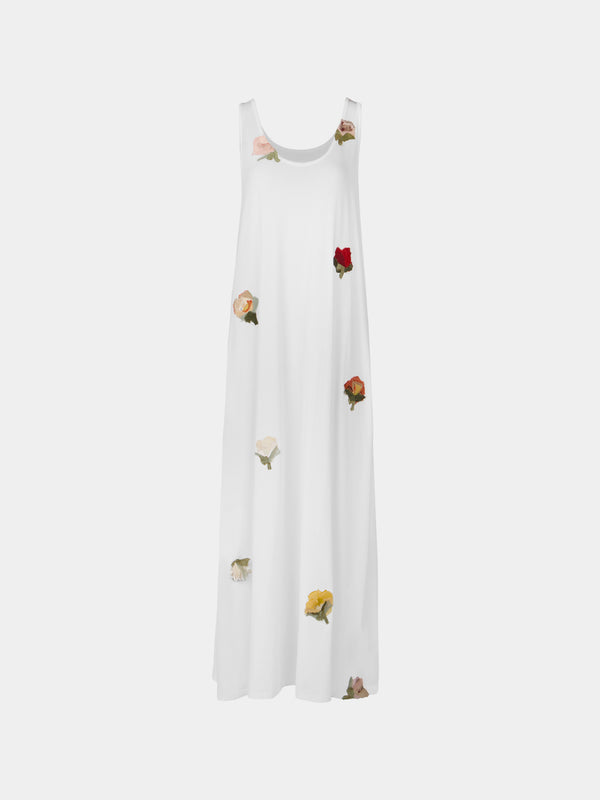Considered Objects - Bamboo Viscose Tank Dress | Size: S - White - ABASK - 