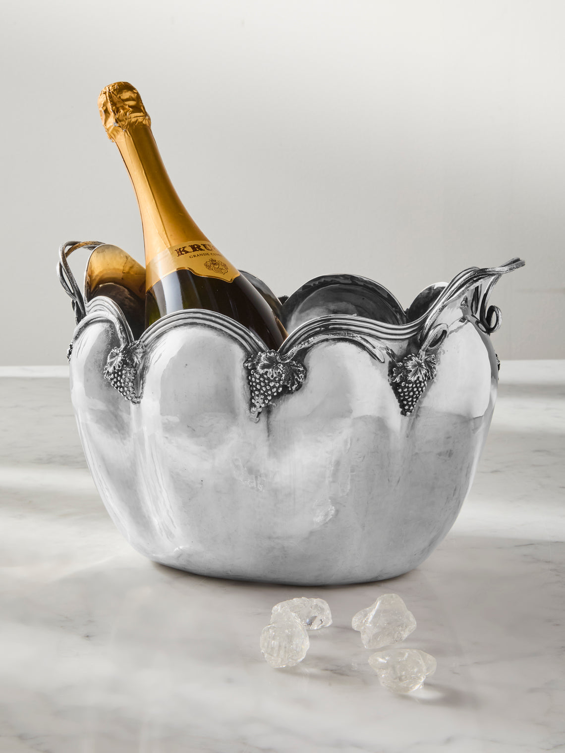 Antique and Vintage - 1930s Mario Buccellati Sterling Silver Wine Cooler - Silver - ABASK