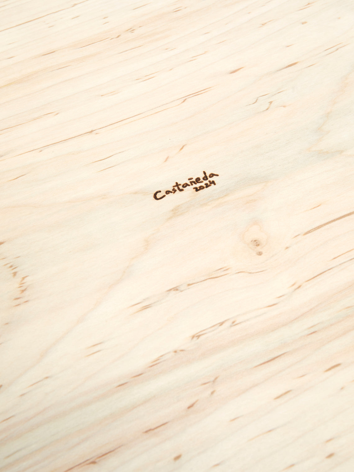 Abigail Castaneda - Wood Deep Tray - Light Brown - ABASK