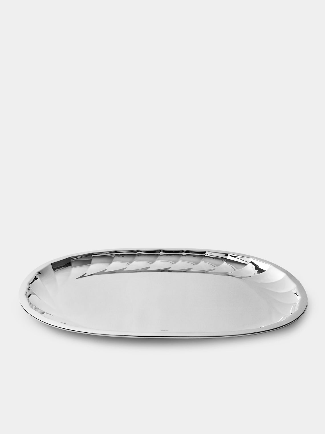 Greggio - Newport Silver-Plated Tray (20in/51cm) - Silver - ABASK - 
