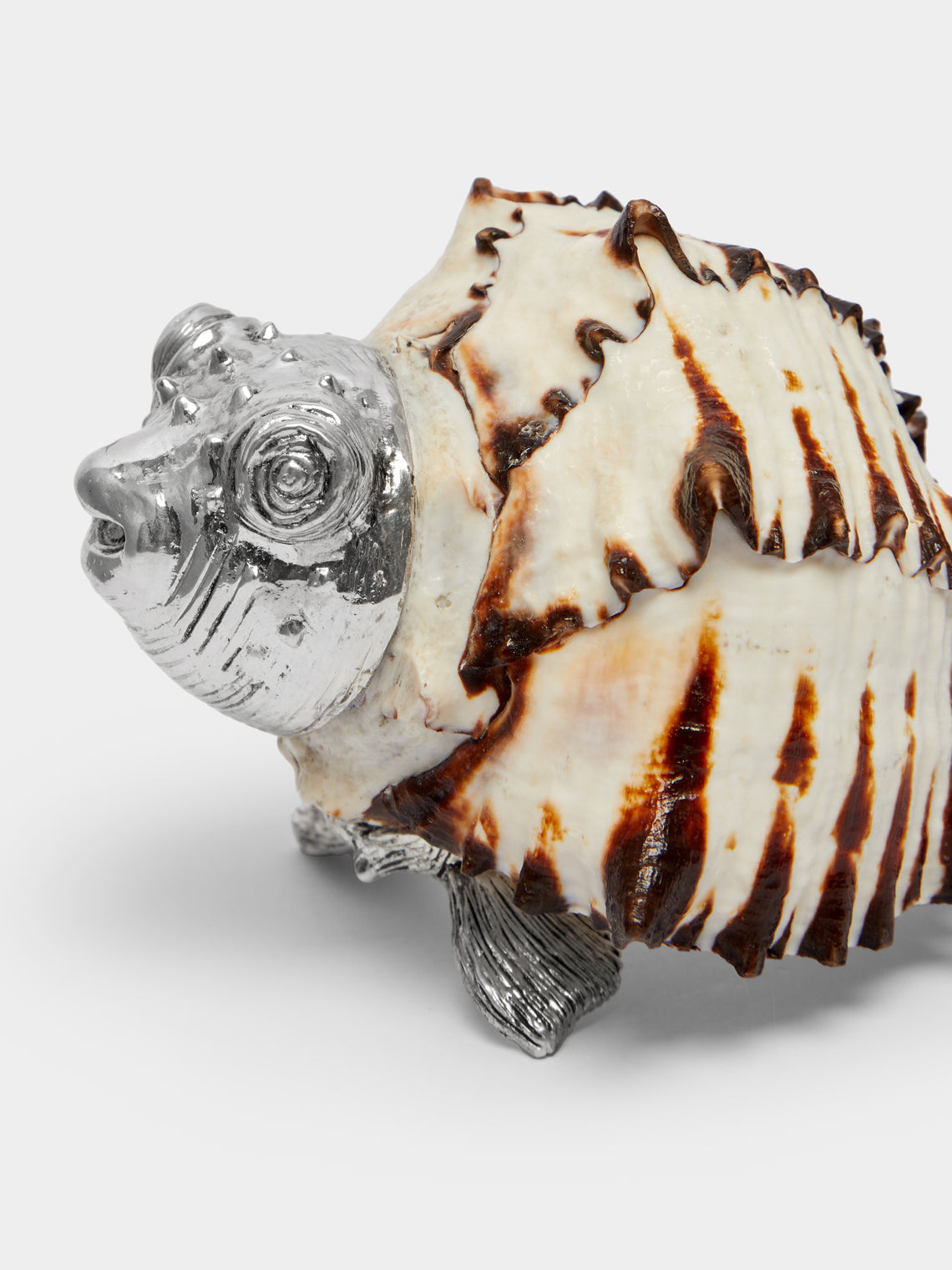 Objet Luxe - Silver-Plated and Shell Paperweight -  - ABASK