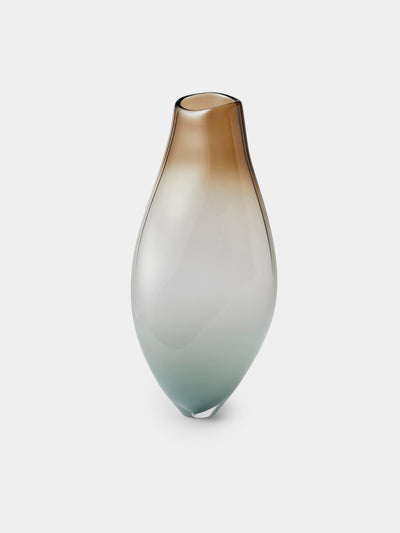 Michèle Oberdieck - Nord Tawny Hand-Blown Glass Vase (15.5in/39cm) - Multiple - ABASK - 