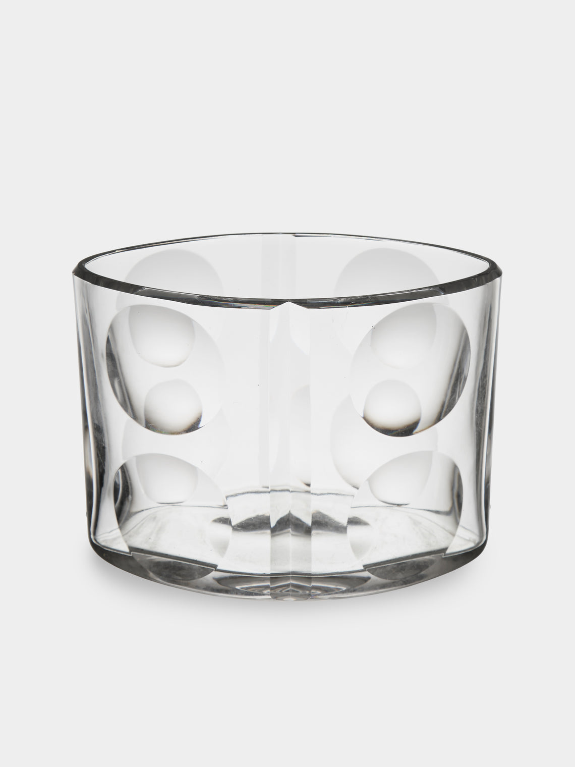 Antique and Vintage - Mid-Century Baccarat Beluga Crystal Vase - Clear - ABASK - 