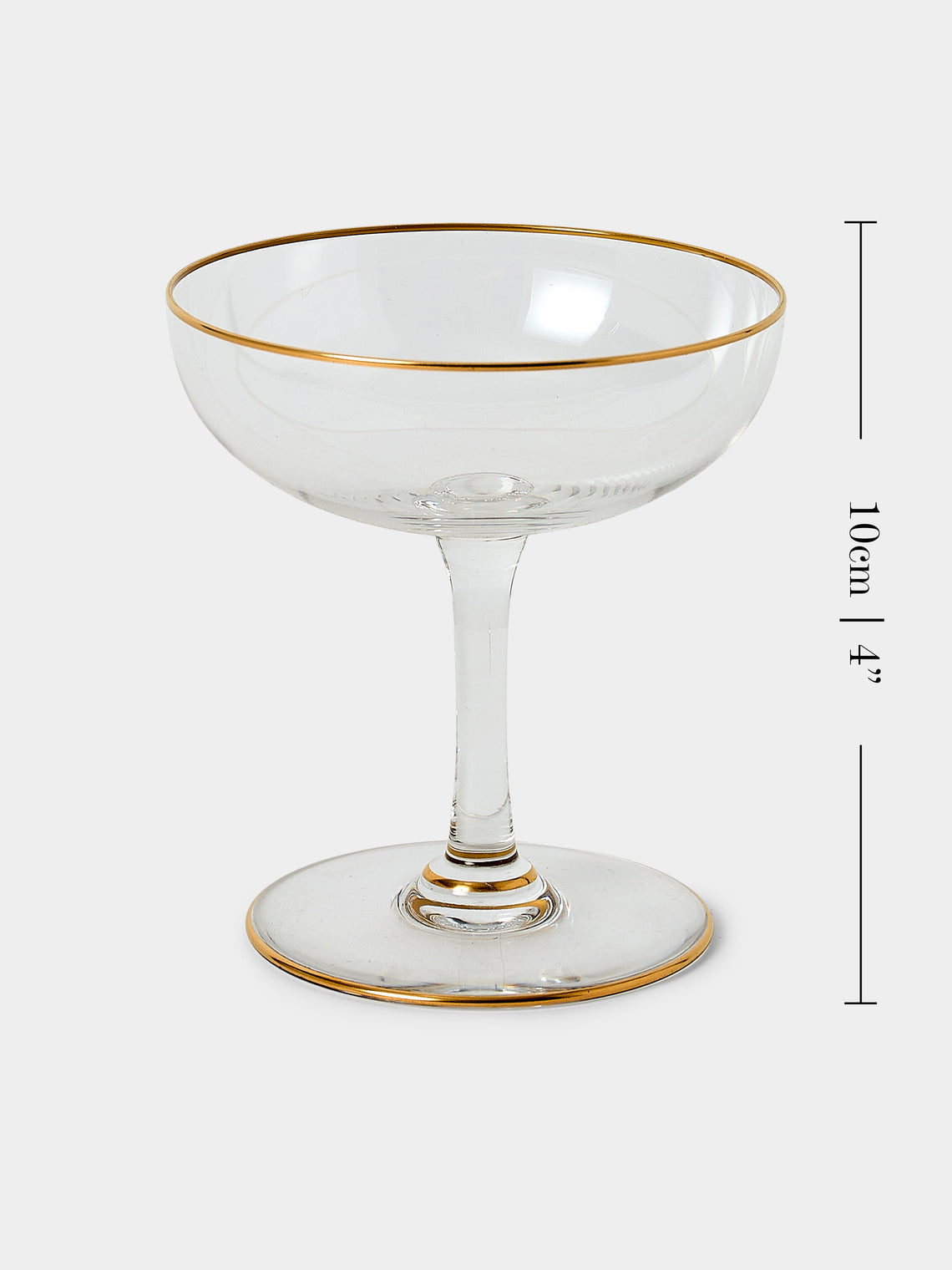 Antique and Vintage - 1900s Baccarat Crystal Champagne Coupes (Set of 12) - Clear - ABASK