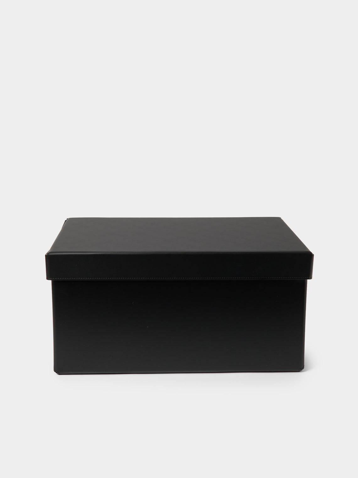 Pinetti - Origami Leather Large Storage Box - Black - ABASK - 