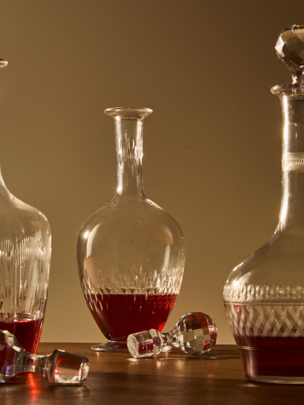 Antique and Vintage - Early-20th-Century Baccarat Molière Crystal Carafe - Clear - ABASK