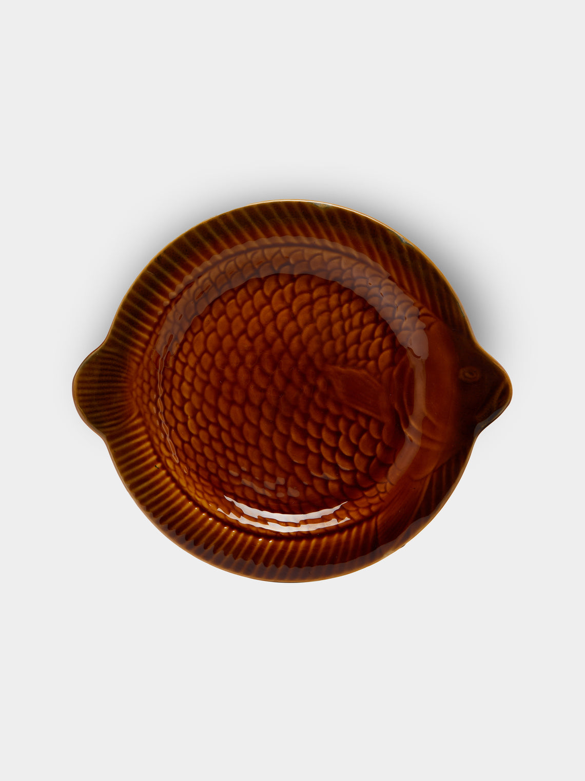 Antique and Vintage - 1950s Sarreguemines Ceramic Fish Dinner Plates (Set of 6) -  - ABASK - 