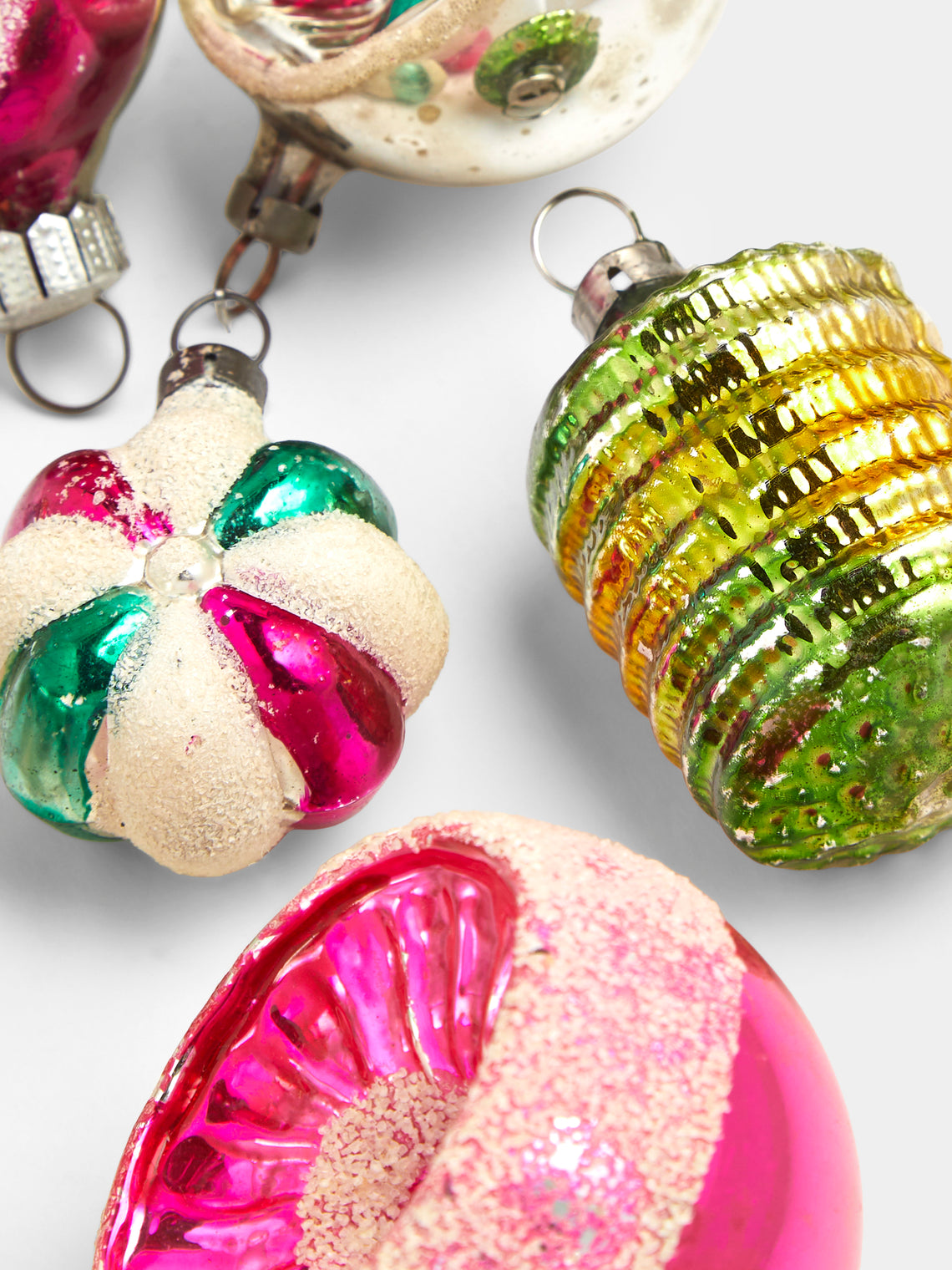 Antique and Vintage - Early-20th-Century Mixed Glass Baubles (Set of 12) - Multiple - ABASK