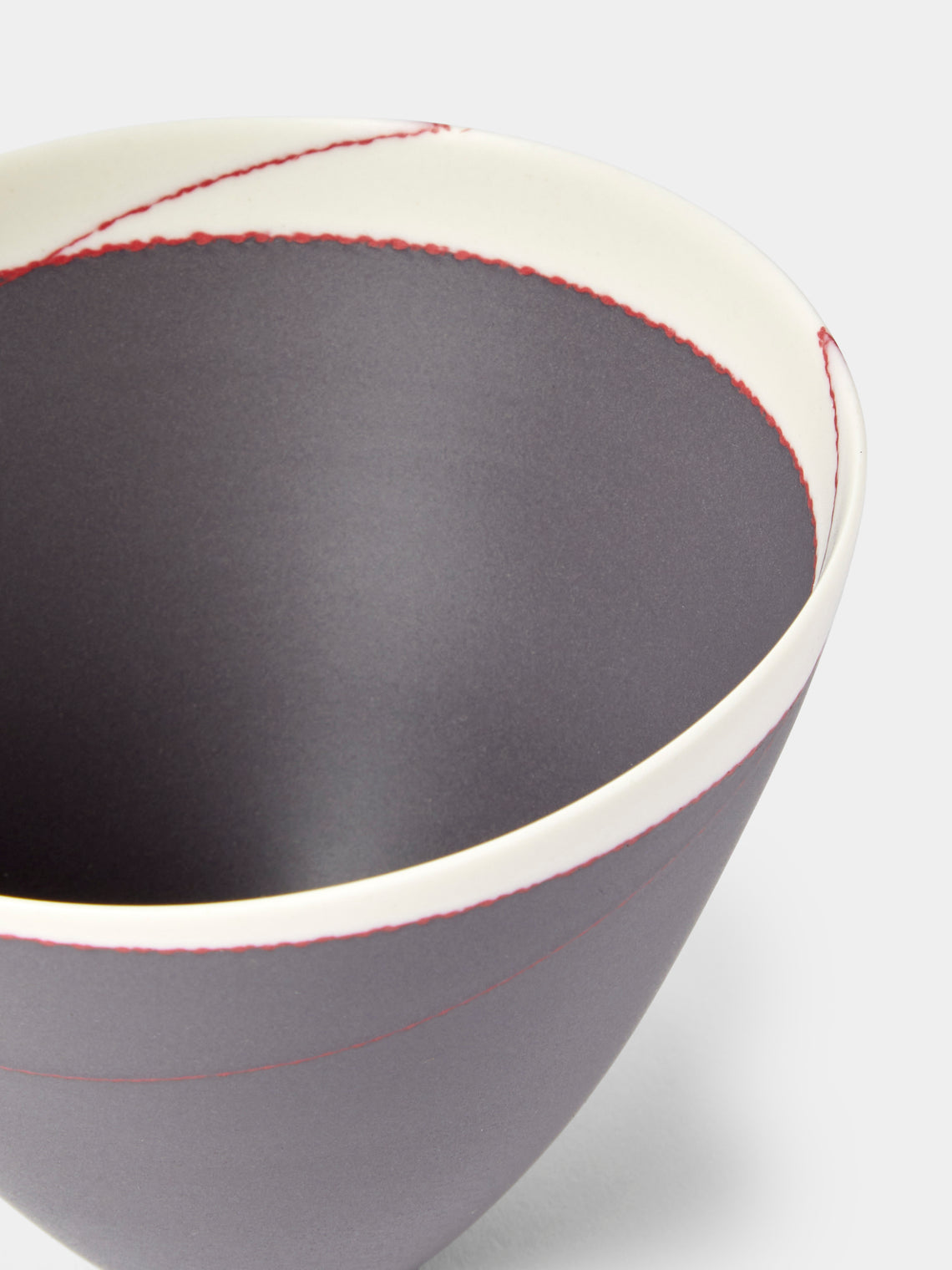 Paul James Ceramics - Fractured Reality Hand-Thrown Ceramic Bowl - Gray - ABASK