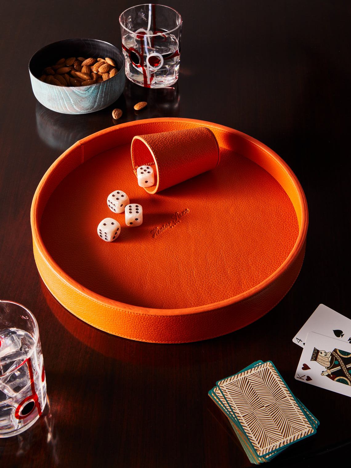 Hector Saxe - Leather Dice Set -  - ABASK