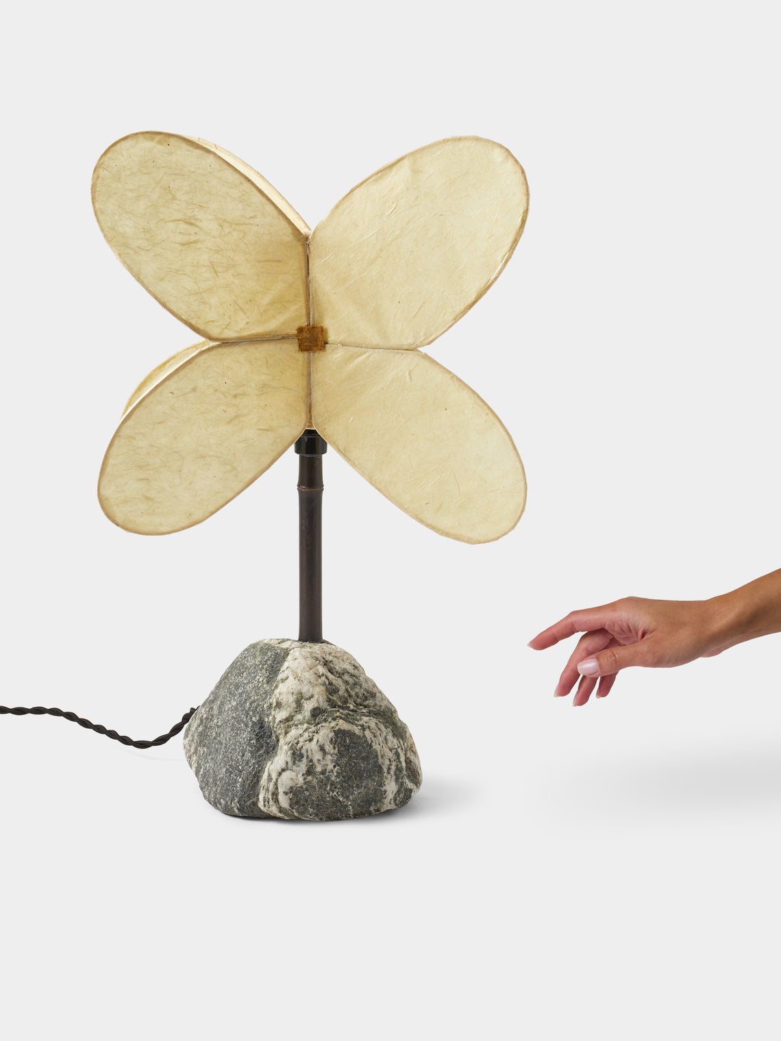 Yuxuan Huang - Dream Catcher Tai Mountain Rock and Kozo Paper Large Table Lamp - Multiple - ABASK