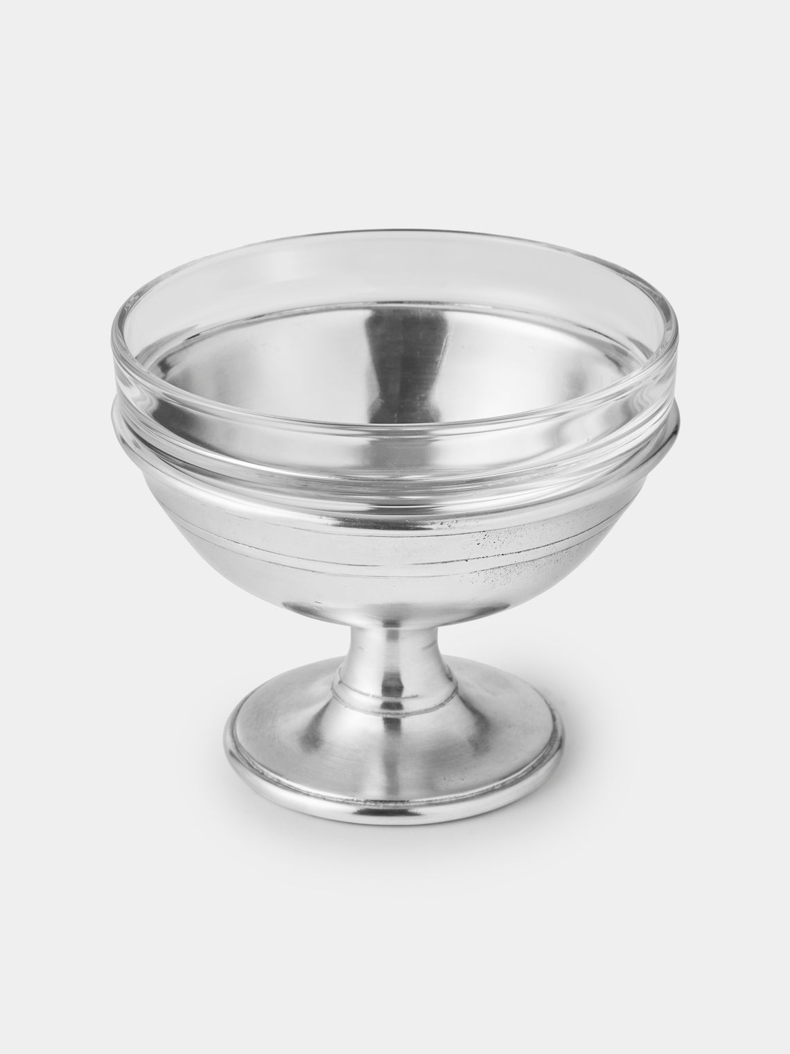 Cosi Tabellini - Osteria Pewter Footed Ice Cream Cup - Silver - ABASK