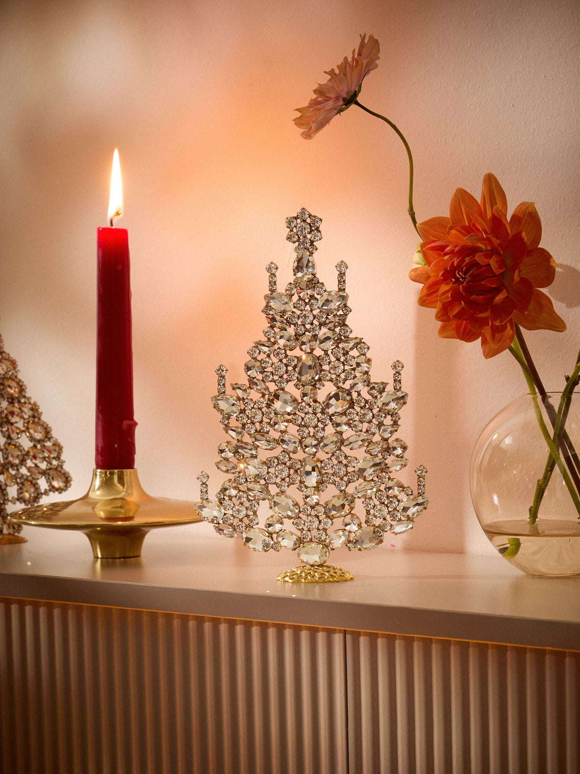 ABASK Decorations - Sparkly Czech Crystal Tree - Clear - ABASK