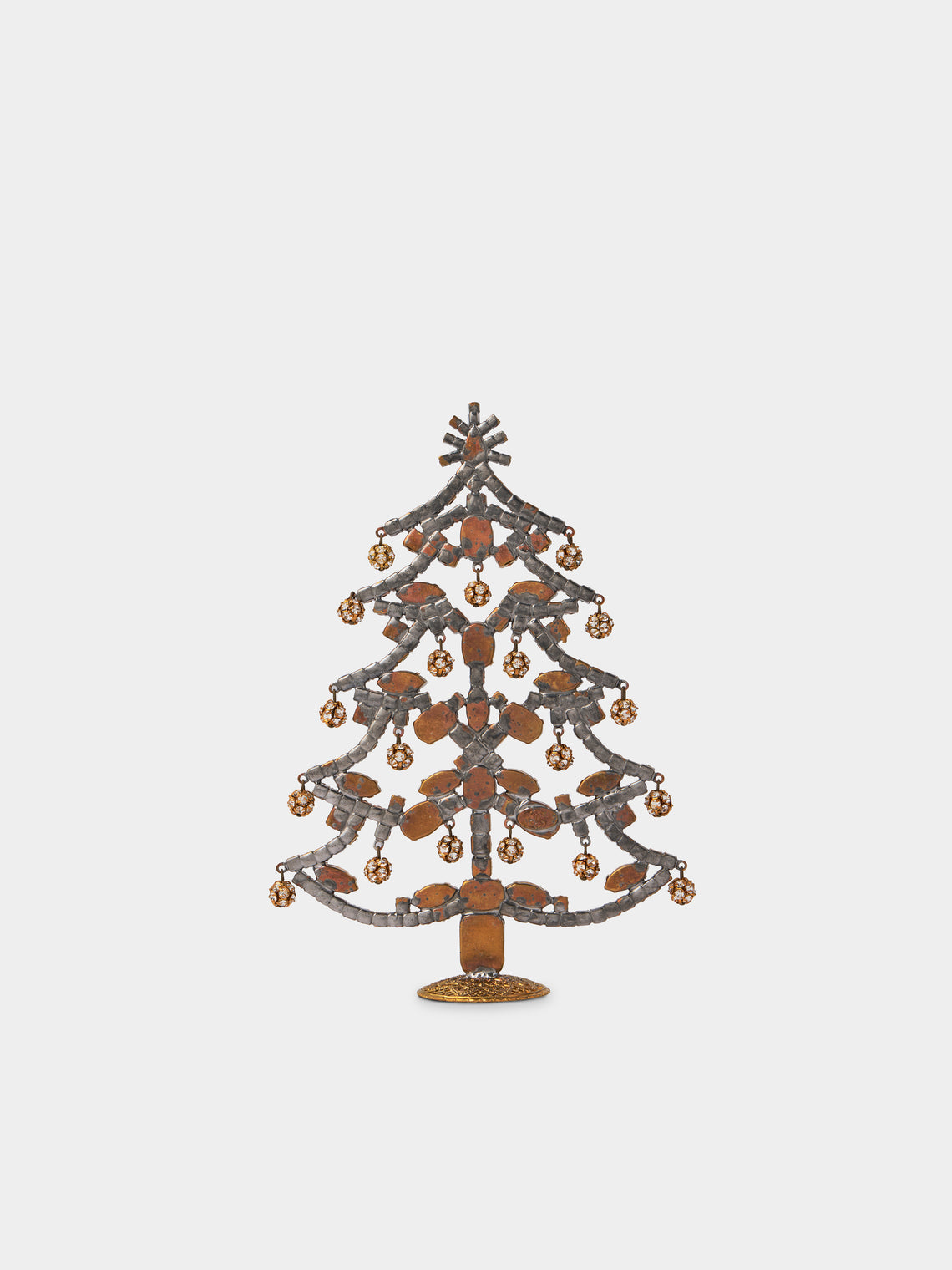 ABASK Decorations - Czech Crystal Tree - Green - ABASK