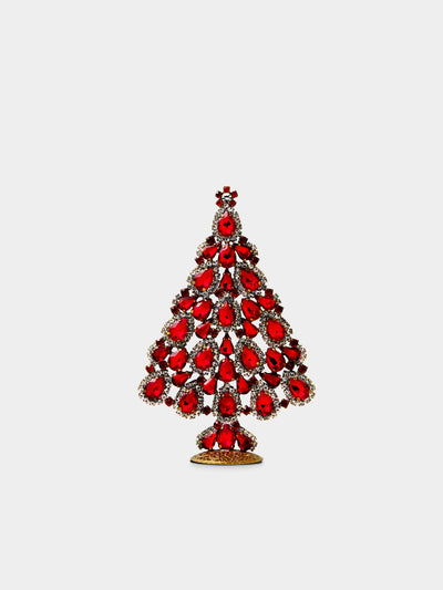 ABASK Decorations - Splendid Czech Crystal Tree - Red - ABASK - 