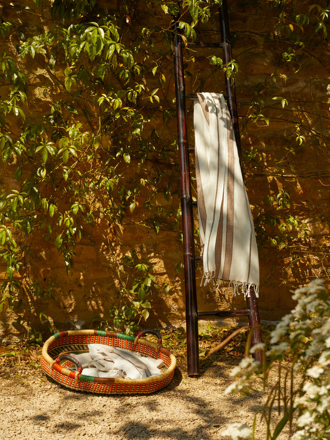 Multiple Banasco Handwoven Elephant Grass Lidded Basket by Baba Tree ...