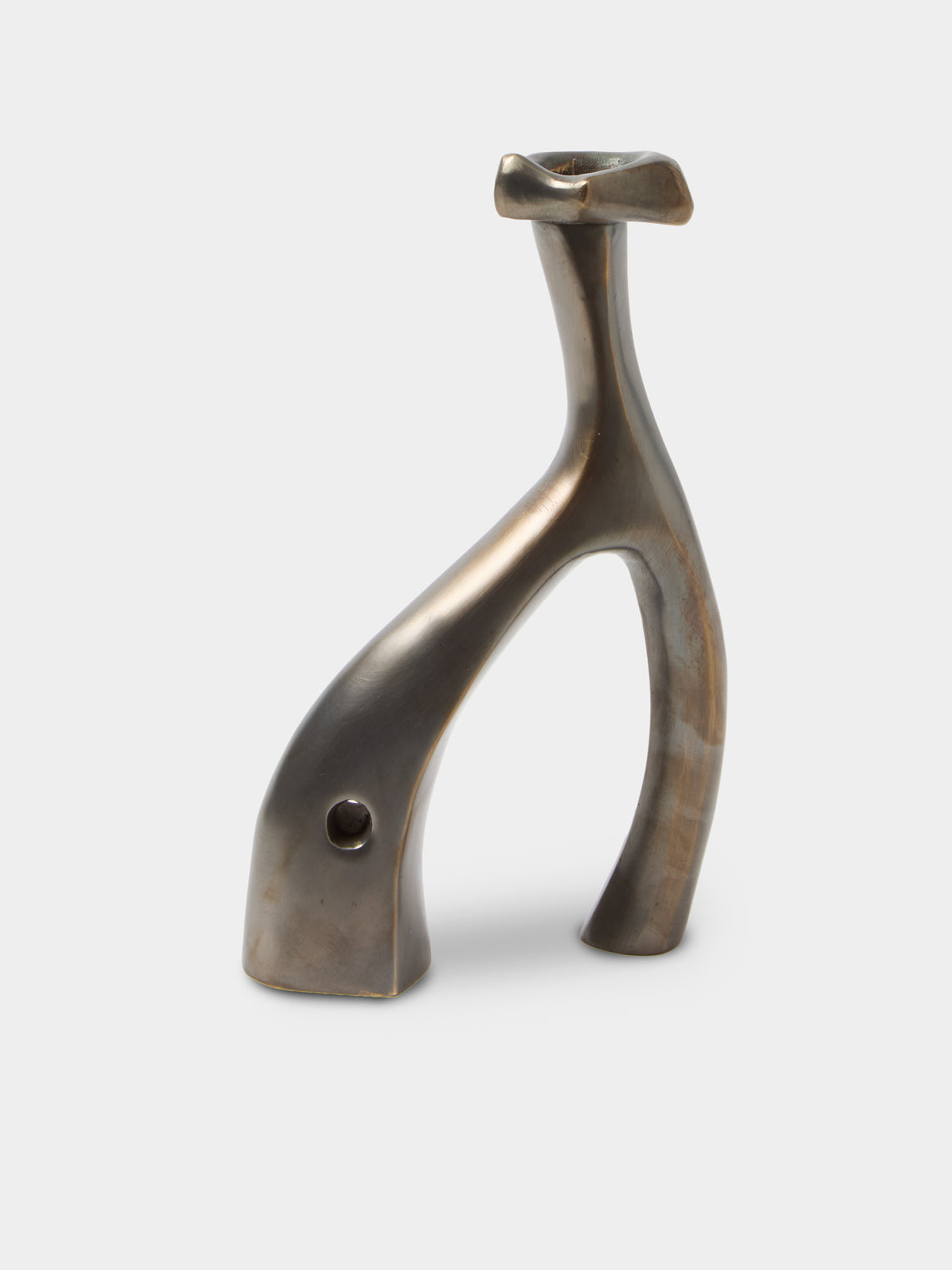 Shaha Raphael - Coven 04 Hand-Cast Brass Candle Holder - Brown - ABASK - 